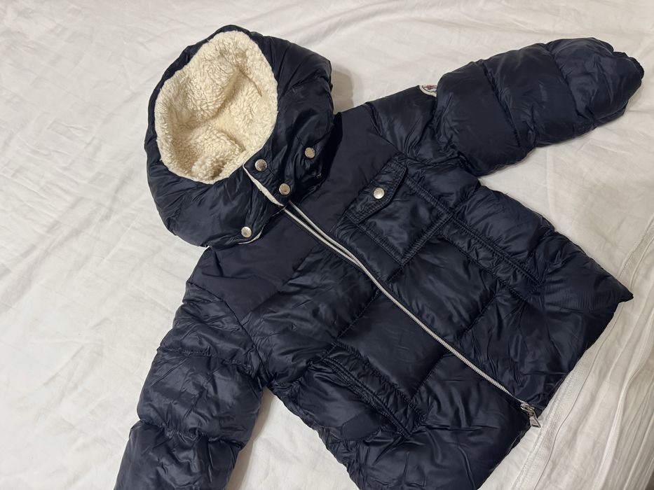 дитячий пуховик на гусячому пуху Moncler !! Оригінал !! 18-24 міс