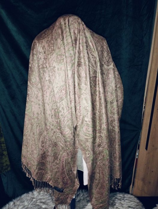 Chusta, duża,wzorzysta