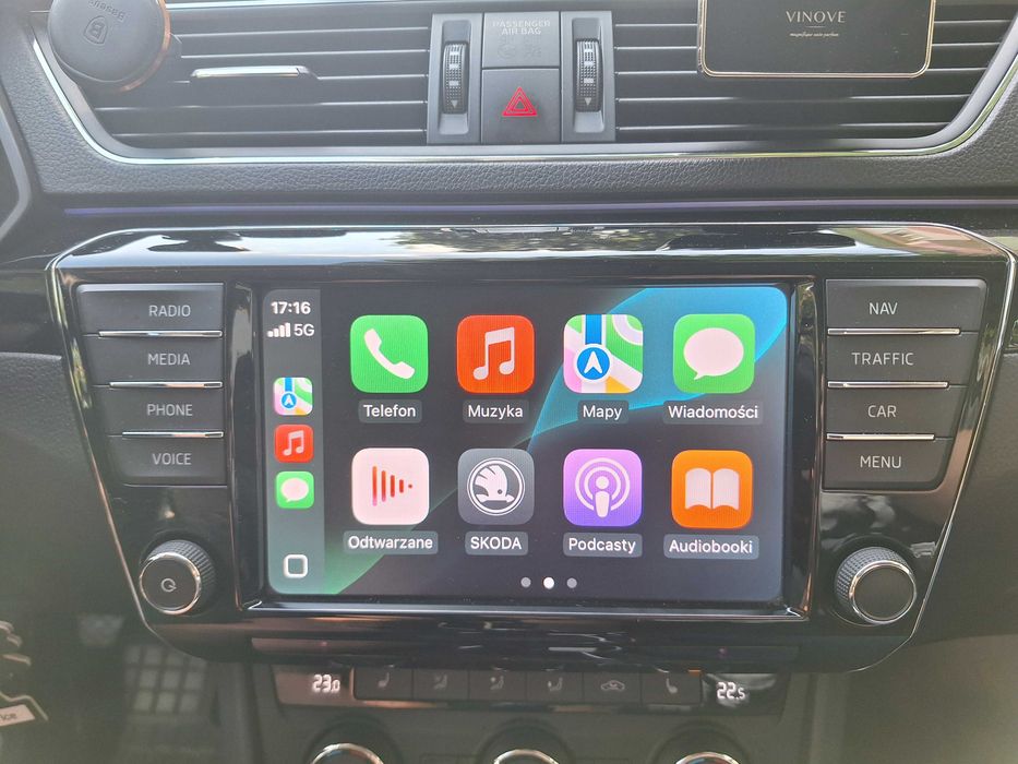 SMART LINK SKODA Superb Octavia Rapid CarPlay Apple Android Auto Mib2