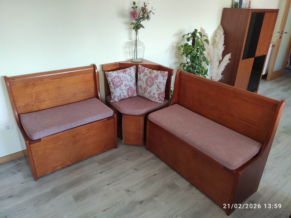 Anúncio Sofá em Madeira Maciça de Pinho