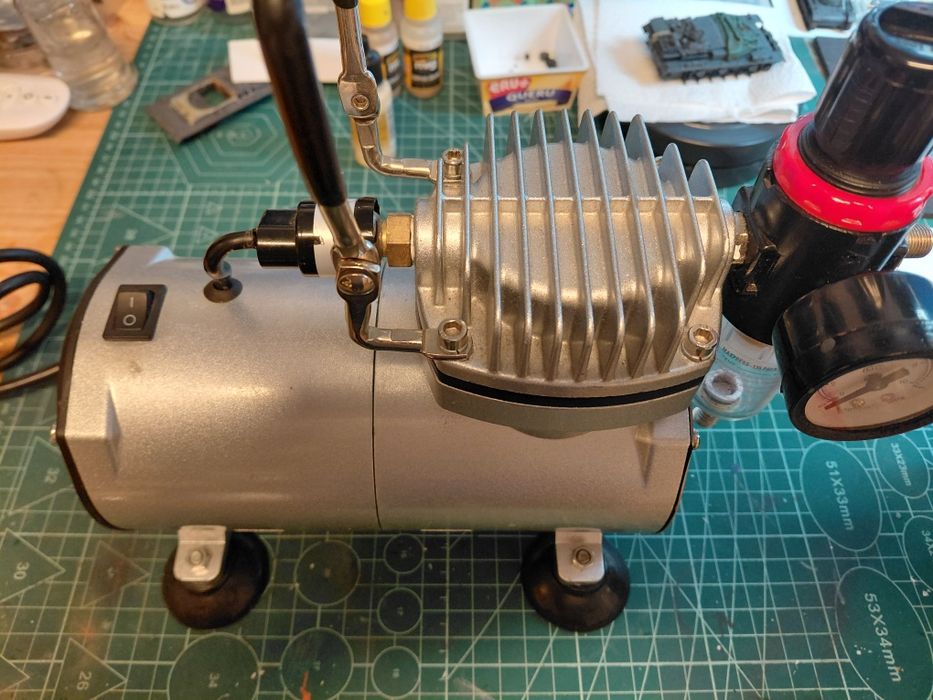 Aerógrafo - Compressor aerografia e tanque