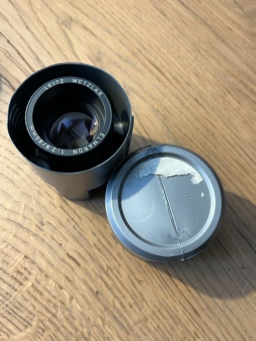 2 Objectivas Leitz Elmaron 1:2.8/85+ S-Heidosmat 1:2.8/85 MC