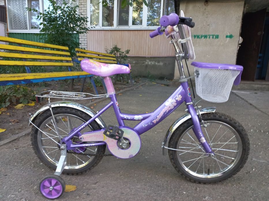 Велосипед для дівчинки 4+