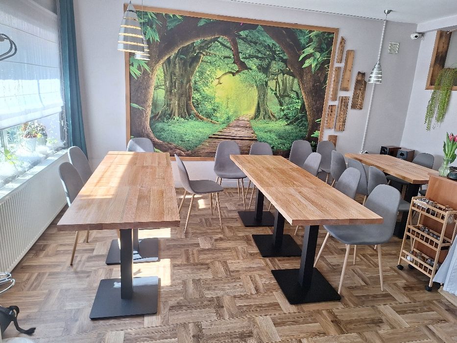 Stoliki blaty do restauracji baru kawiarni