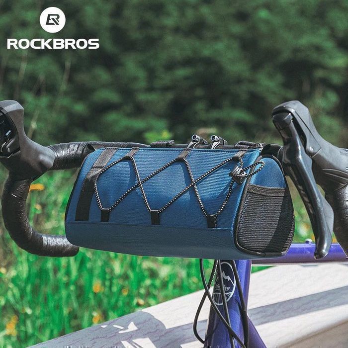 Torba rowerowa Rockbros na kierownicę - niebieska