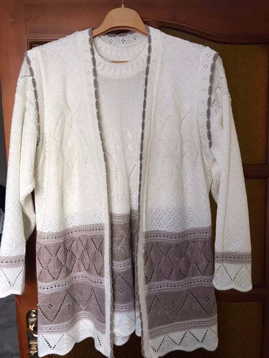 Комплект кофта з безрукавкою