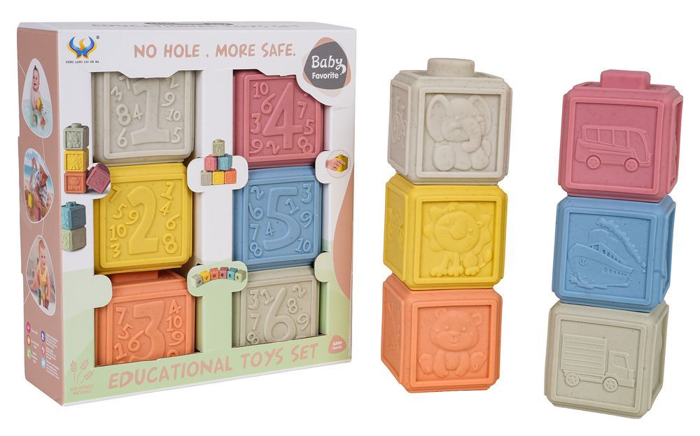 Eko Zestaw Kolorowych Piłek Sensorycznych