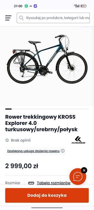 Rower trekingowy