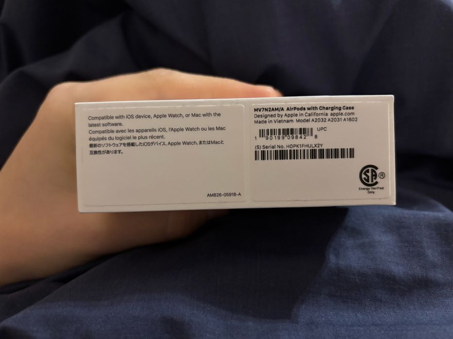 Airpods 2, білий колір