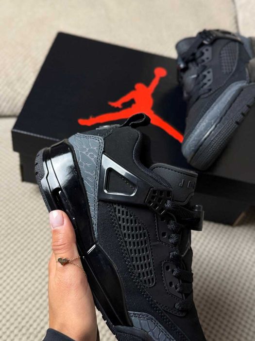 Мужские кроссовки Nike Air Jordan 3 "Spizike Low Black Cat" 40-45
