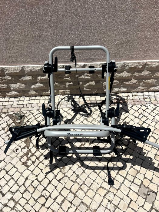 Suporte de Bicicletas Peruzzo Firenze para 3 Bicicletas – Também Serve como Arrumação para Viagens/Campismo