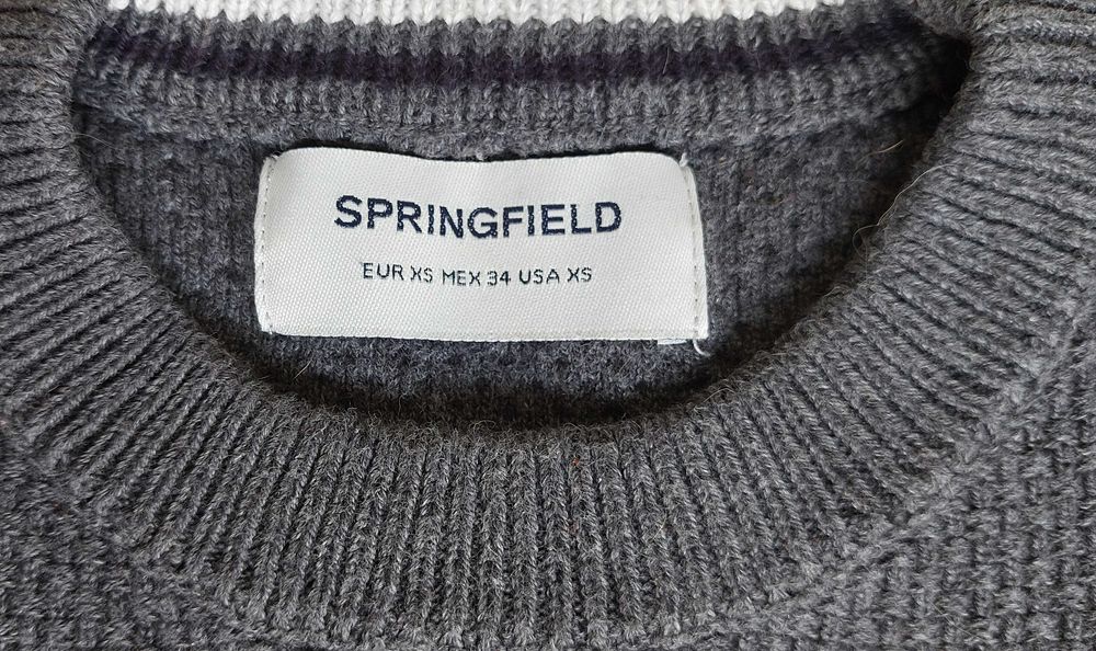 Camisola Cinzenta Springfield XS