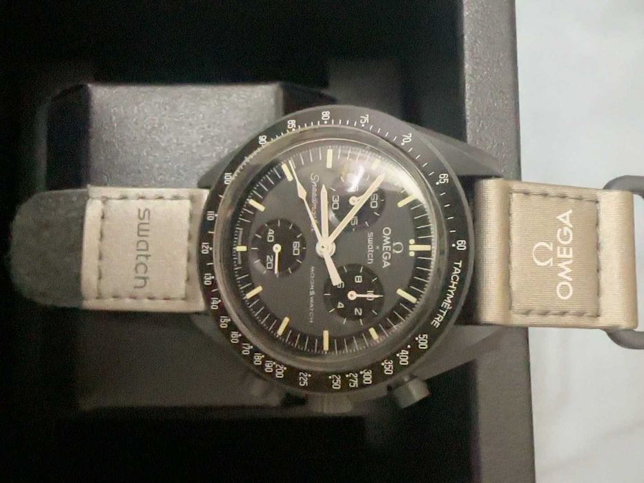 Omega x Swatch Moonswatch Merkury SO33A100 perfekcyjny stan cena do negocjacji