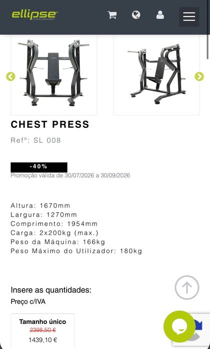 Máquinas de musculação