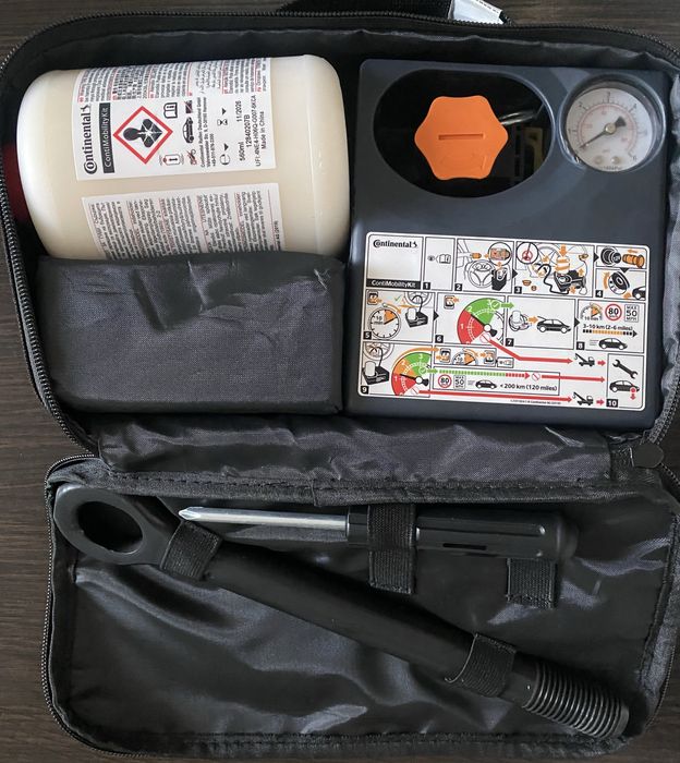 Ремонтний комплект для ремонту шин КІА, компресор для підкачки шин