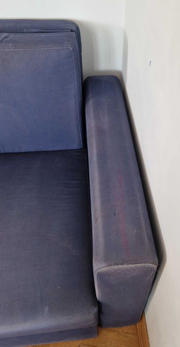 Kanapa Ikea NORRDAL niebieska rozkładana za darmo