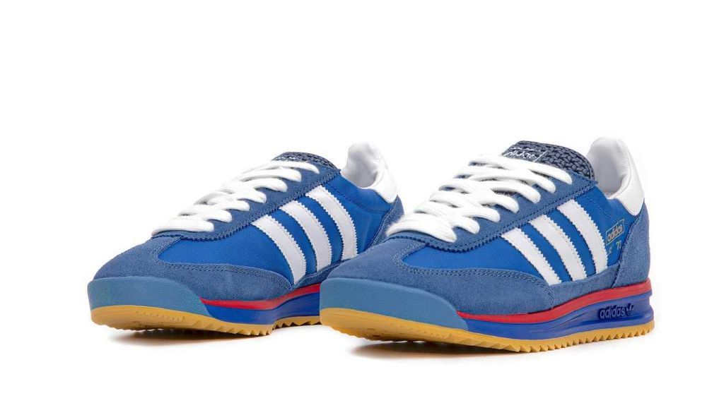 Мужские кроссовки Adidas SL 72 Navy&Sky Premium. 40-45