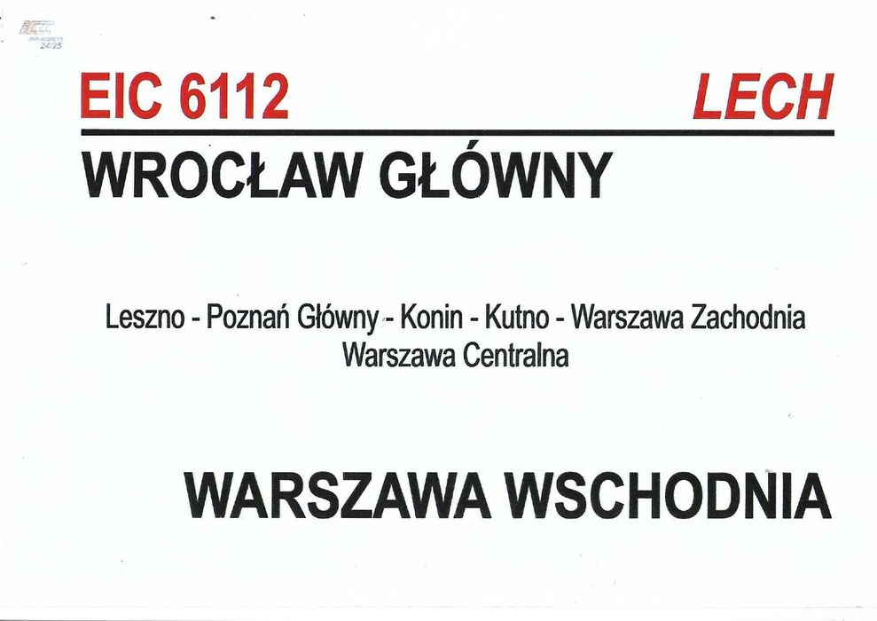 Tablica relacyjna - EIC Lech