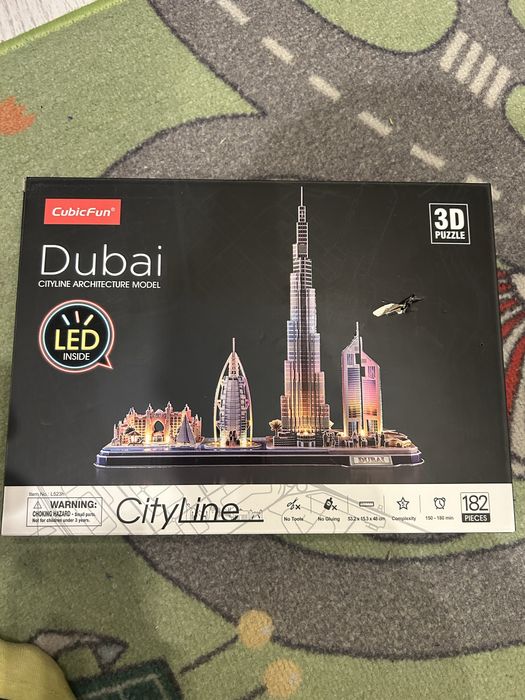3d-puzzle Dubai з Led
