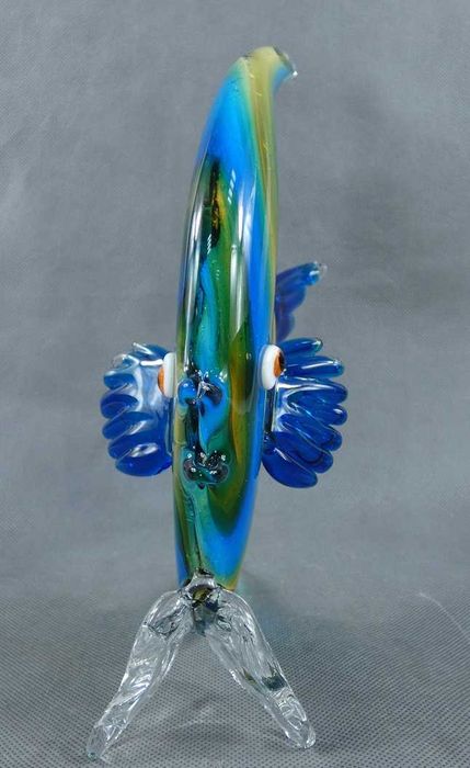 Figura szkło MURANO RYBA skalar figurka rybka 25,5 cm