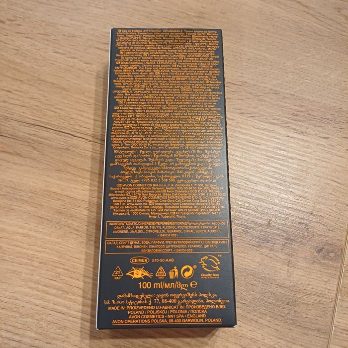 woda full speed 100 ml avon