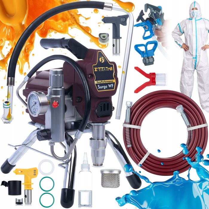 Zestaw Agregat Malarski Zenthril Surge WF | 1800W, 20Mpa, 2L/min