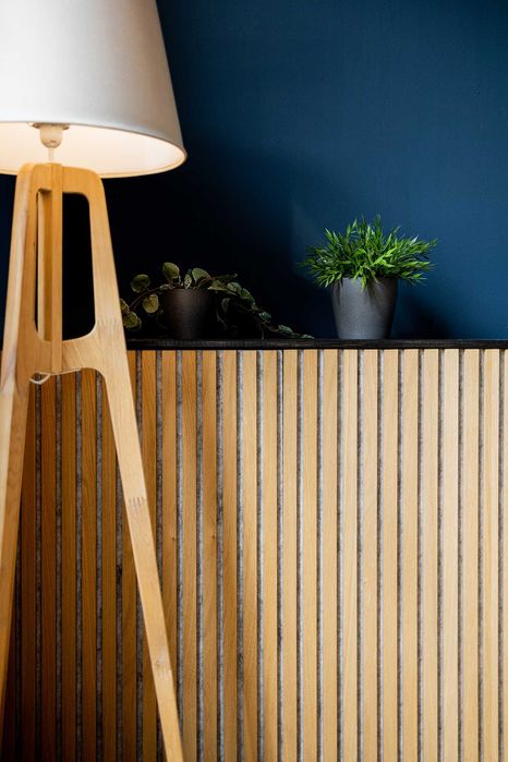 Painéis Ripados Acústicos em Madeira