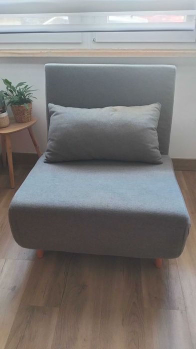 Poltrona cama cinza