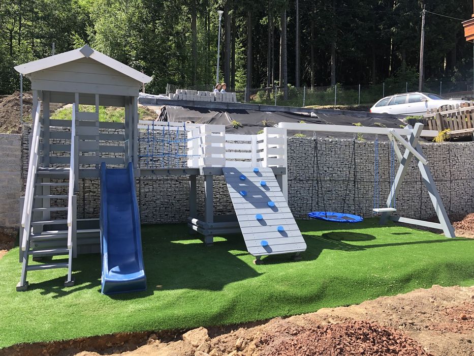 Plac zabaw z drewna drewniany GACEK duzy szybki czas realizacji