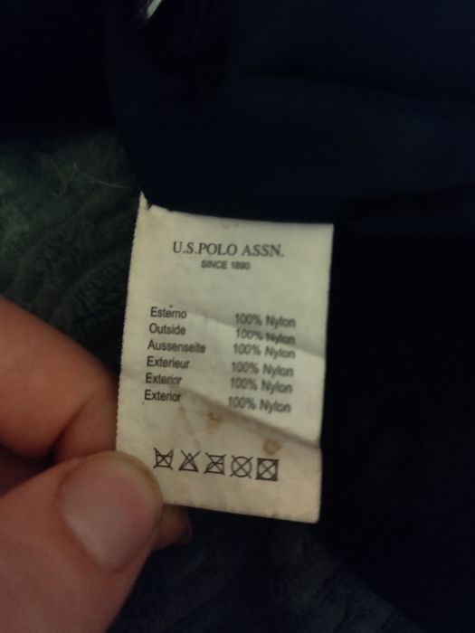 Orginalna U.S. polo assn. czarna listonoszka Nylon USPA