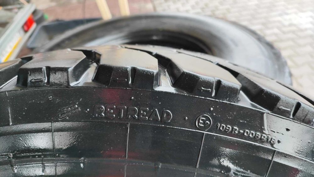 Opony nalewki 13R22.5 – komplet 4 szt.,  dobry stan