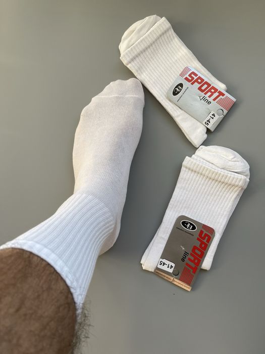 • Носки однотонні / 6пар 200грн / носки високі білі •