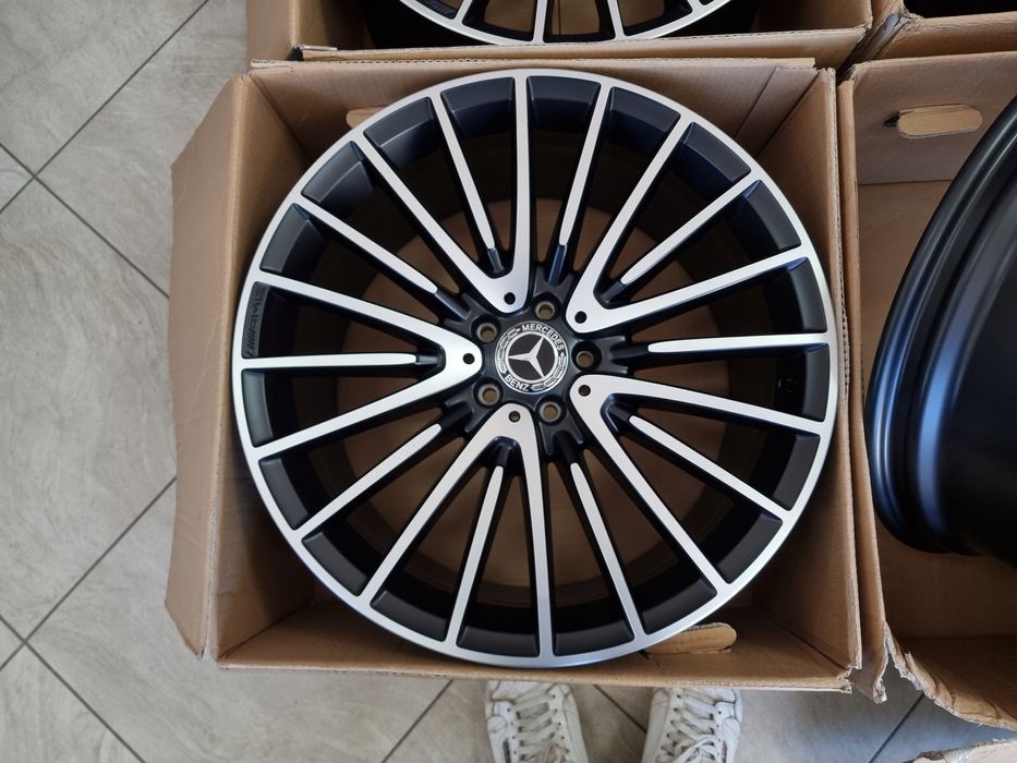 Nowe Czarne Felgi Amg Mercedes S Klasa W223 W222 21 Cali