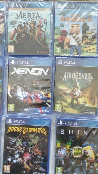 Set da editora Soedesco 12 jogos ps4 novos/lacrados