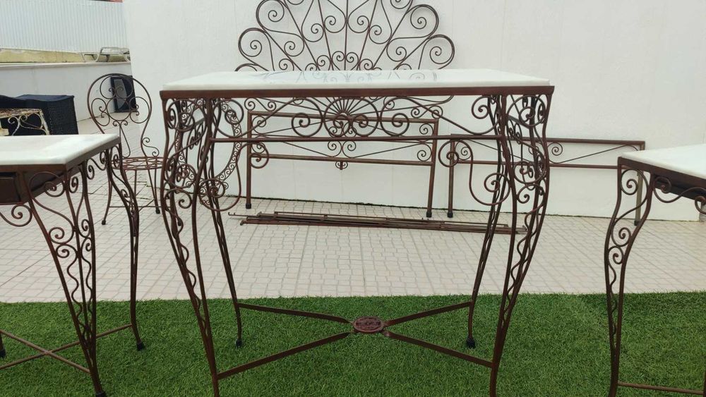 Quarto de casal em ferro forjado