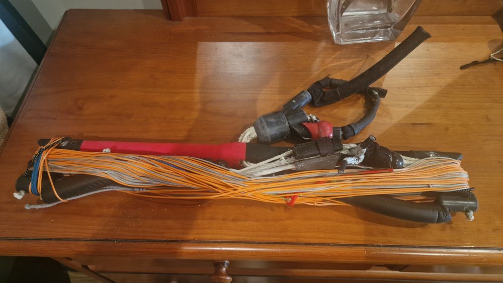 kitesurf vário material, barra e kites