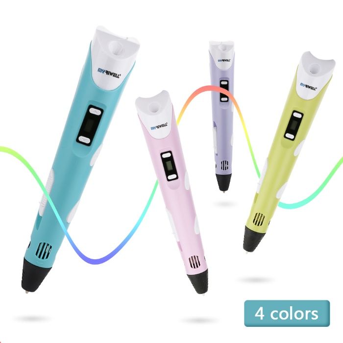 3D ручка MYRIWELL RP-100B Официально в Украине! 1 ГОД ГАРАНТИИ! 3Д pen