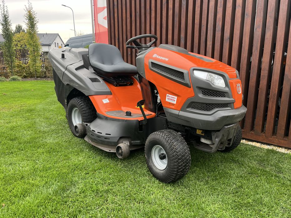 Traktorek Kosiarka Husqvarna TC 142 + plug