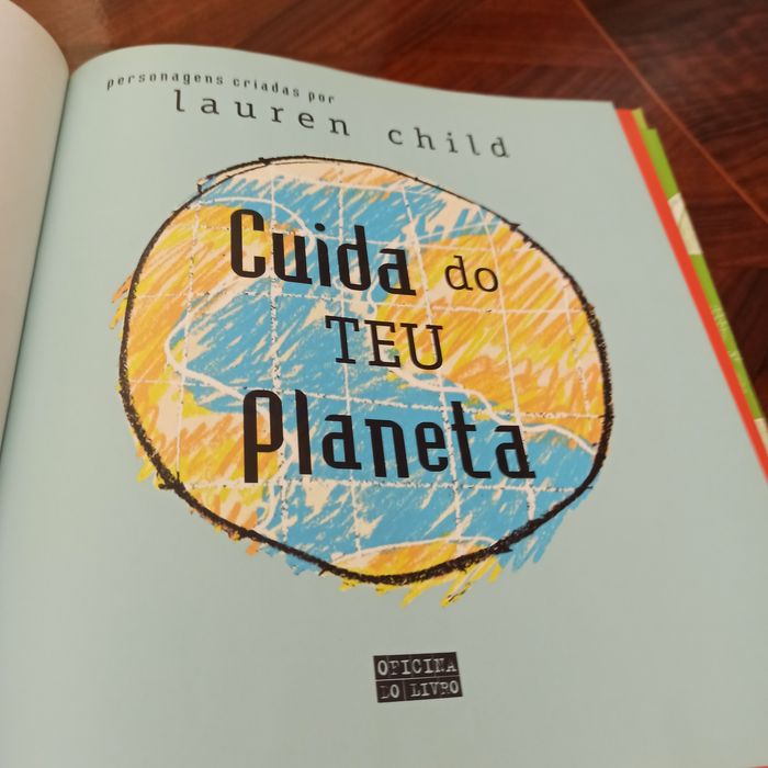 Livro da coleção Charlie e Lola " Cuida do teu planeta"