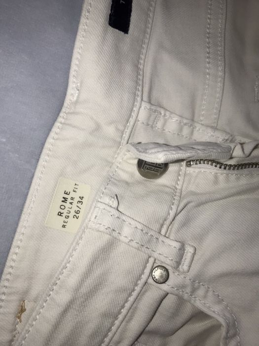 Tommy Hilfiger spodnie białe jeans 26_34