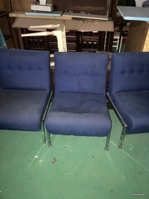 Cadeirão de escritório/sala espera vintage