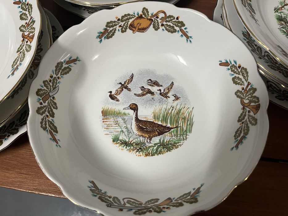 Ćmielów , serwis obiadowy , model myśliwski