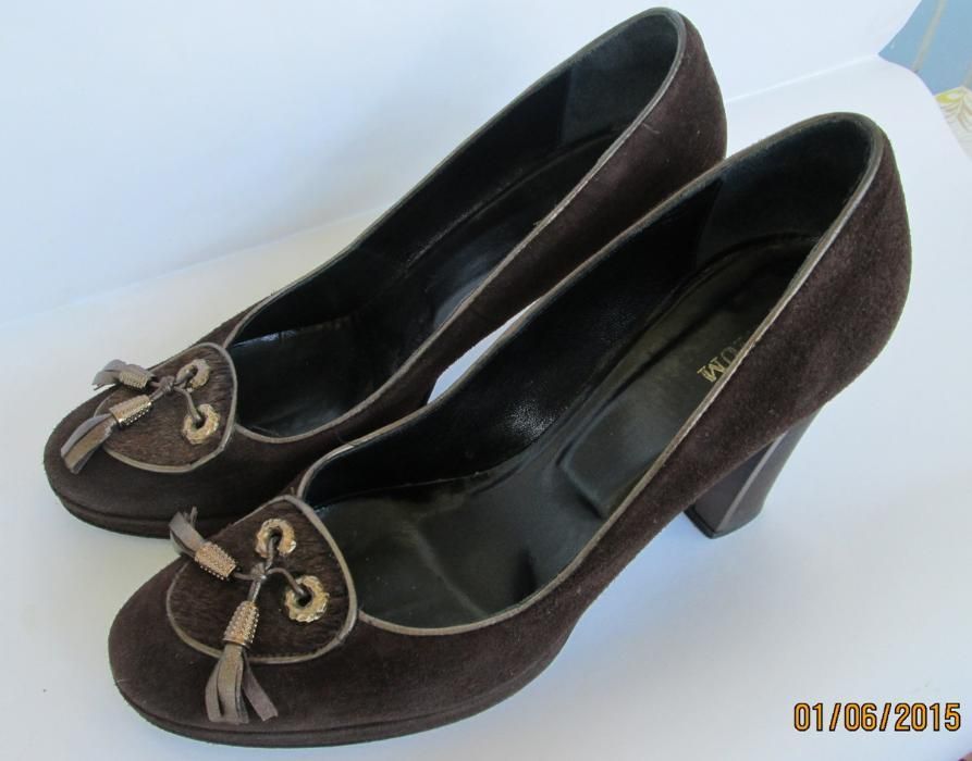 Туфли из натуральной замши Podium Италия