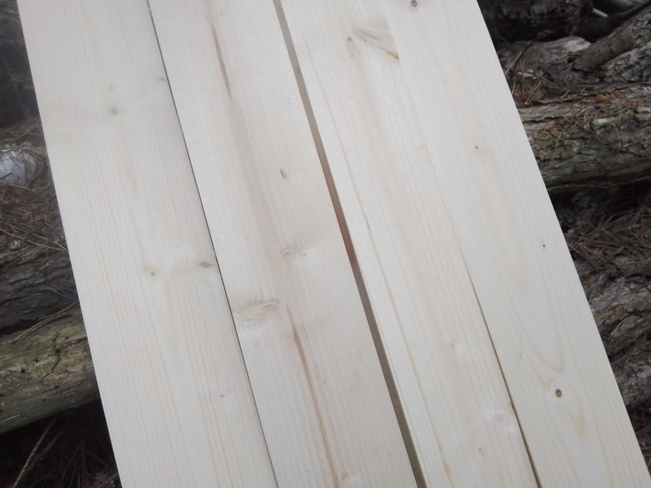 Heblowana deska świerkowa 120 cm x 9 cm