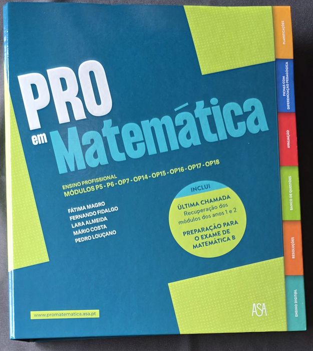 PRO em Matemática- Dossiê de Professor + Manuais (Vers. Professor)