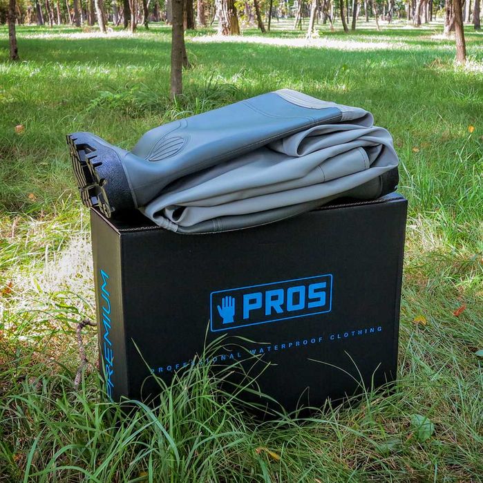 Премиум костюм для рыбалки с наколенниками Pros PREMIUM SBP01 заброды