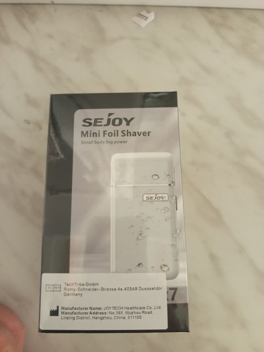 Nowa Mini Golarka Foliowa SEJOY | USB-C | Wodoodporna IPX7 | Idealna w
