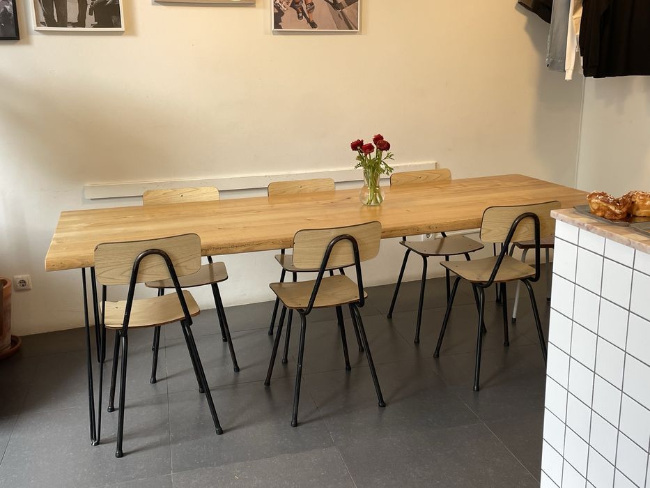 Mesa grande de madeira – 240cm x 80cm