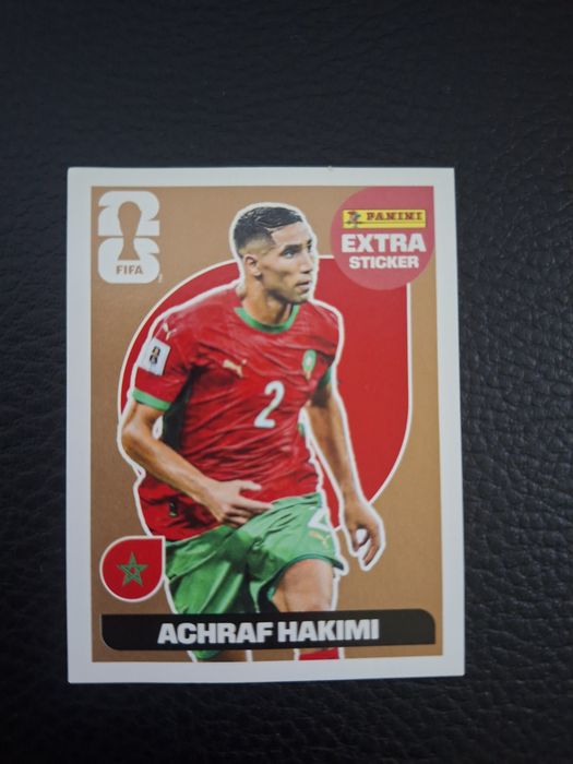 Achraf Hakimi - Carta extra Campeonato do mundo Panini