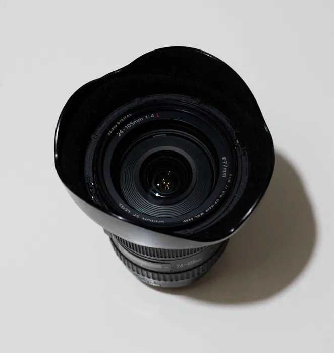 Lente Canon EF 24-105 f/4L IS USM excelente estado + bolsa